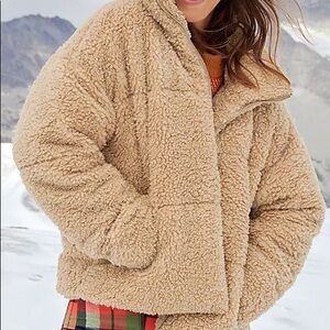 Free People Teddy Puffer Coat